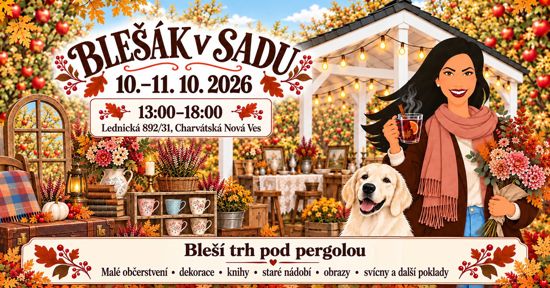 Blešák v sadu