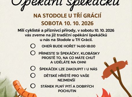 Opékání špekáčků