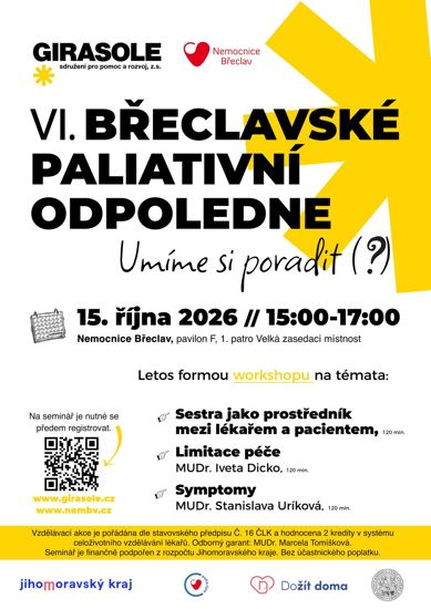 VI. Břeclavské paliativní odpoledne