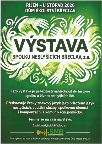 Výstava Spolku neslyšících Břeclav, z.s.
