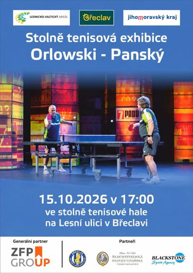 Stolně tenisová exhibice Orlowski - Panský