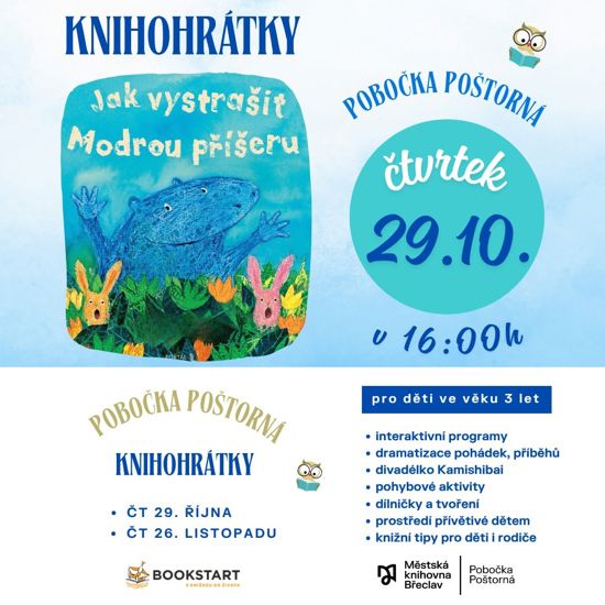 Knihohrátky: Jak vystrašit Modrou příšeru