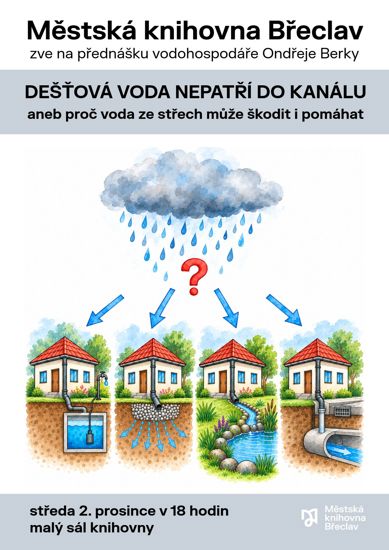 Dešťová voda nepatří do kanálu