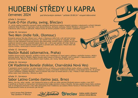 Hudební středy u Kapra: Vasilův Rubáš (alternativa, Praha)