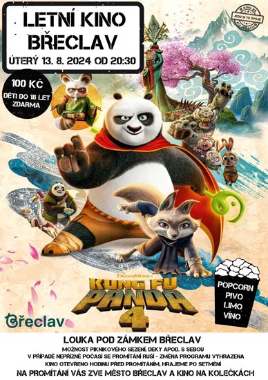 Letní kino: Kung Fu Panda 4