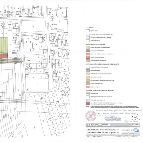 Nová výstavba rodinných domů v Charvátské Nové Vsi