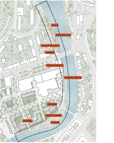 Revitalizace areálu bývalého cukrovaru + náplavka