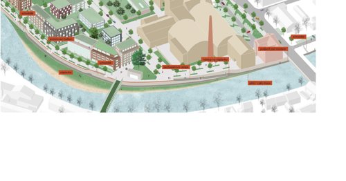 Revitalizace areálu bývalého cukrovaru + náplavka