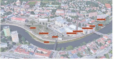 Revitalizace areálu bývalého cukrovaru + náplavka