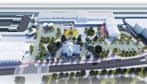 Přednádraží - úprava veřejného prostoru