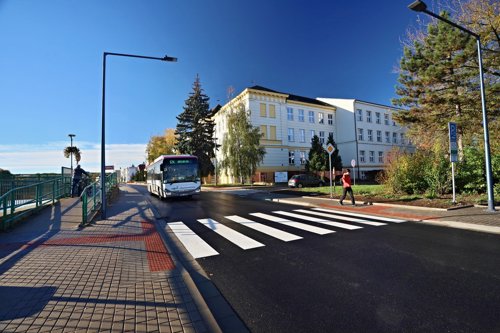 Komenského nábřeží - oprava komunikace